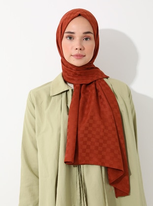 Brick Red - Shawl - Tuva