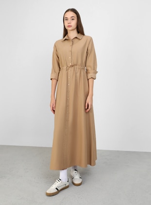 Dark Mink - Modest Dress - Benin