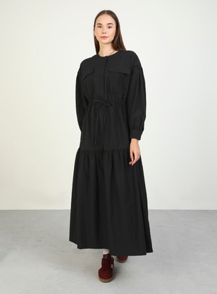 Black - Modest Dress - Benin