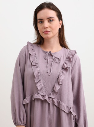 Dusty Lilac - Plus Size Dress - Alia