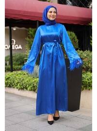 Saxe Blue - Unlined - Modest Dress