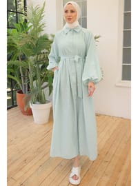 Mint Green - Modest Dress