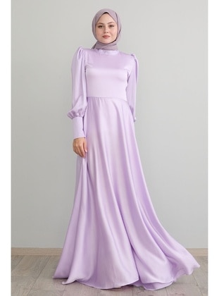Lilac - Dog collar - Unlined - Modest Dress - InStyle