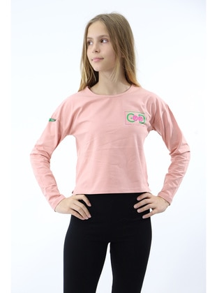 Dark Powder Pink - Girls` T-Shirt - Toontoy