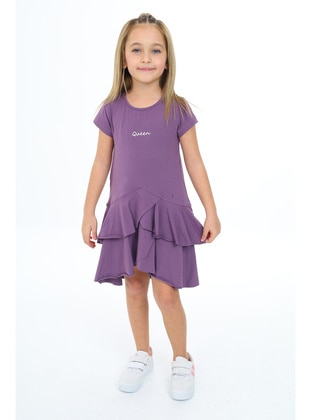 Purple - Girls` Dress - Toontoy
