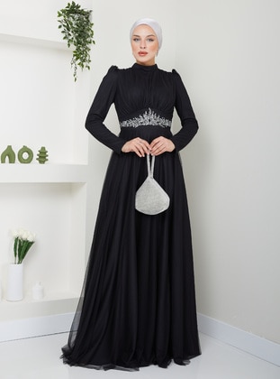 Black - Evening Dresses - Semra Aydın