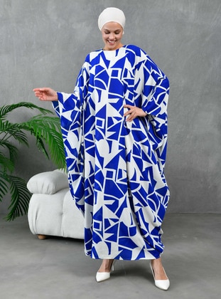 Saxe Blue - Abaya - Filizzade