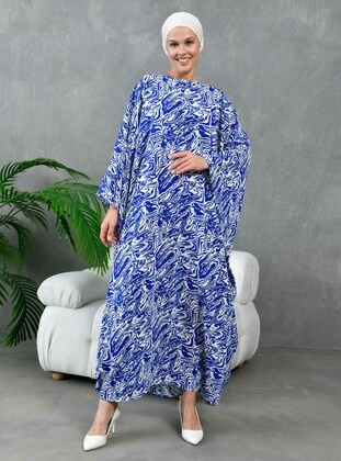 Saxe Blue - Abaya - Filizzade