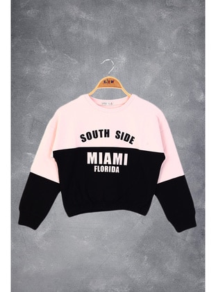 Powder Pink - Girls` Sweatshirt - Toontoy