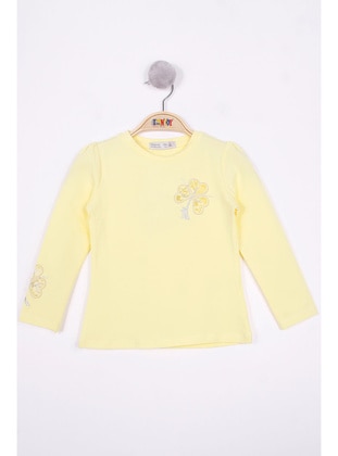 Yellow - Girls` T-Shirt - Toontoy