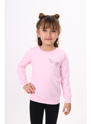 Powder Pink - Garnet - Girls` T-Shirt - Toontoy
