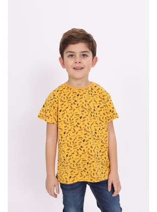 Mustard - Boys` T-Shirt - Toontoy