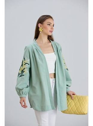 Mint Green - Kimono - Maymara