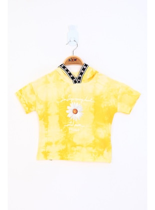 Green - Orange - Yellow - Girls` T-Shirt - Toontoy