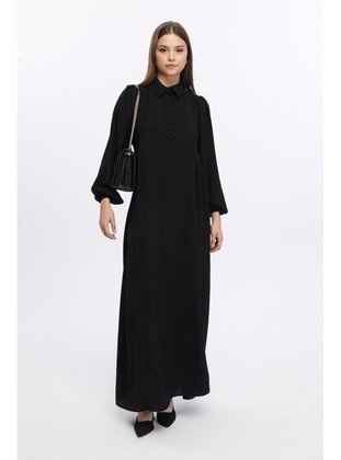 Black - Modest Dress - Jamila