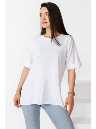 White - T-Shirt - Bestenur