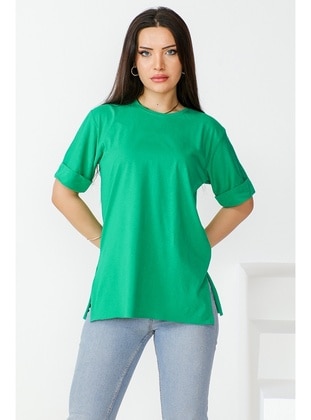 Green - T-Shirt - Bestenur