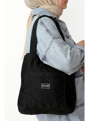 Black - Shoulder Bags - Bestenur