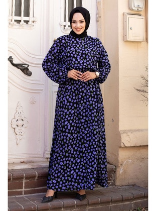 Purple - Modest Dress - Tesettür Dünyası