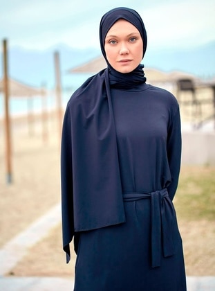 Navy Blue - Swim Hijab - Marina