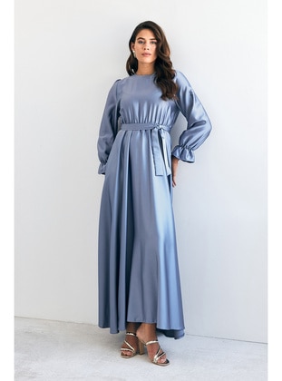 Baby Blue - Modest Dress - Vavinor