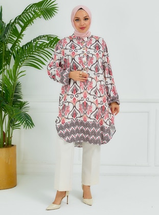 Powder Pink - Tunic - ZENANE