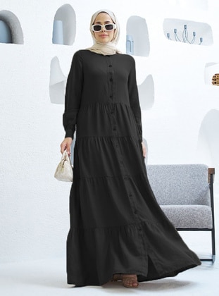 Black - Modest Dress - Neways