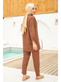 Milky Brown - Unlined - Suit