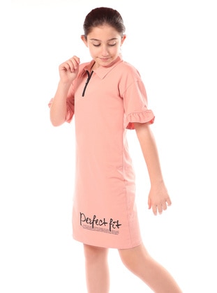 Dark Powder Pink - Girls` Dress - Toontoy