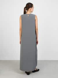 Grey - Modest Dress