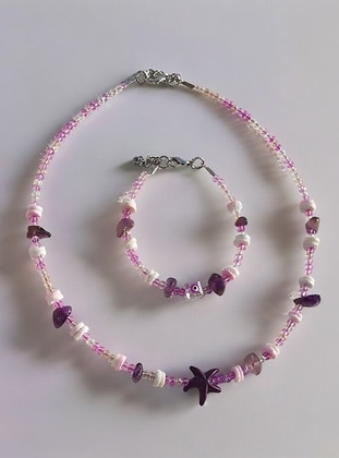 Multi Color - Necklace - Amabel Jewelerys