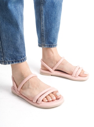 Powder Pink - Sandal - Ayakkabı Havuzu