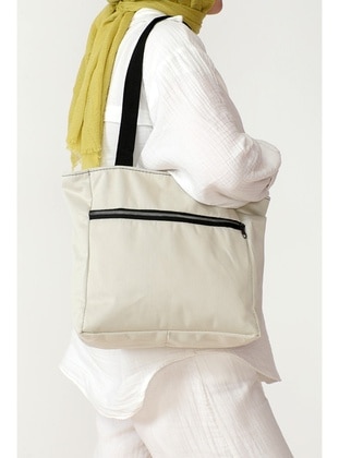 Beige - Shoulder Bags - Bestenur