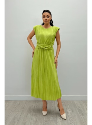 Pistachio Green - Evening Dresses - Giyim Masalı