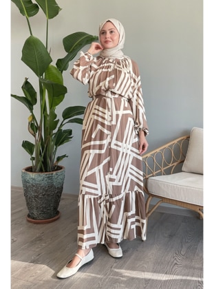 Camel - Modest Dress - InStyle