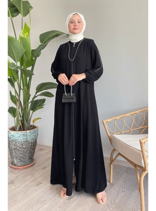 Black - Evening Abaya - InStyle