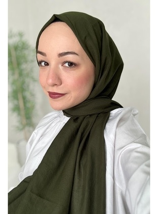 Khaki - Shawl - Afvente