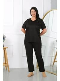 Black - Plus Size Pyjamas