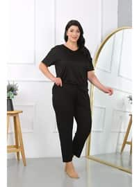 Black - Plus Size Pyjamas