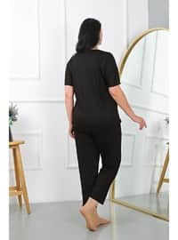 Black - Plus Size Pyjamas