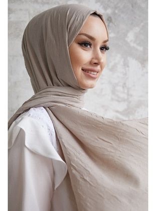 Soft Coffee Brown - Shawl - InStyle