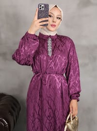 Purple - Modest Dress