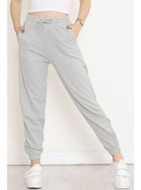 Grey - Tracksuit Bottom