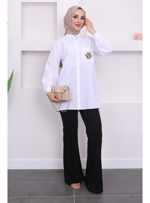 White - Blouses - İmaj Butik