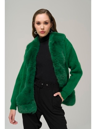 Green - Coat - Olcay