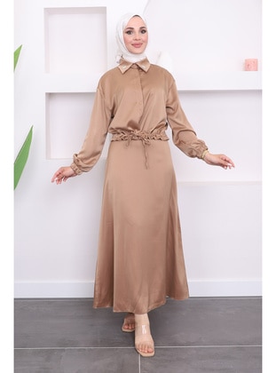 Camel - Unlined - Suit - İmaj Butik