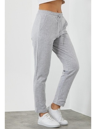 Grey - Tracksuit Bottom - Bestenur