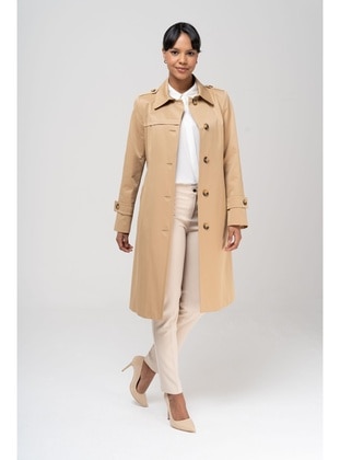 Camel - Trench Coat - Olcay