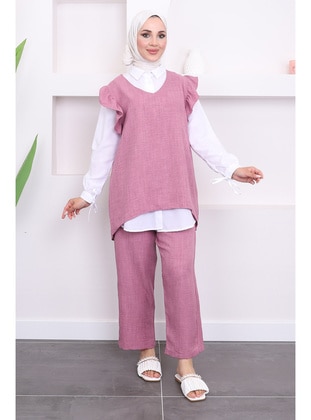 Dusty Rose - Unlined - Suit - İmaj Butik