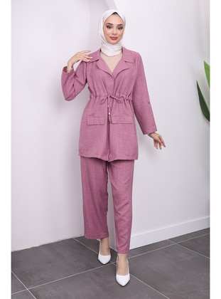 Dusty Rose - Unlined - Suit - İmaj Butik